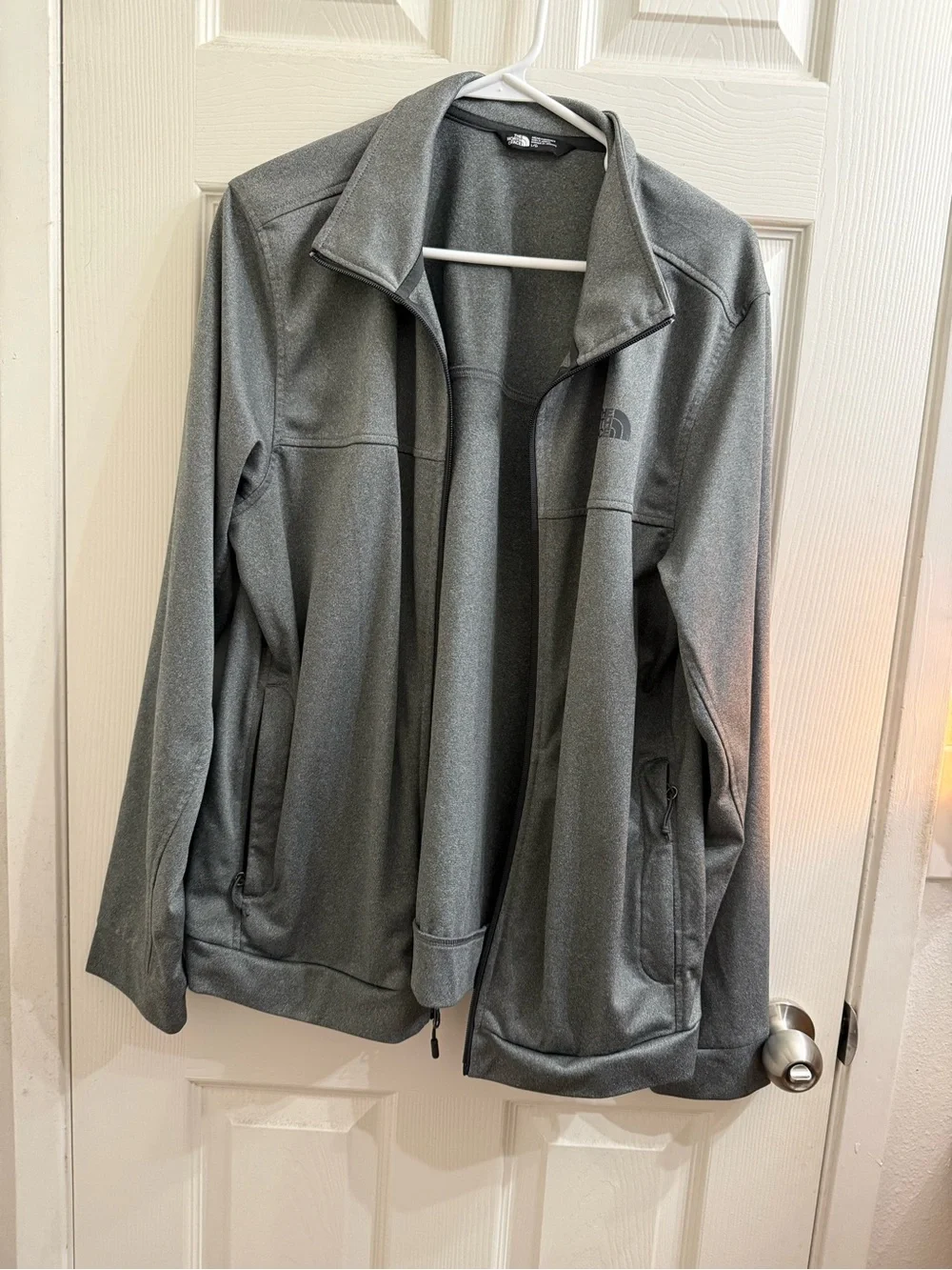 The North Face Men's Charcoal Grey Zip-Up Jacket